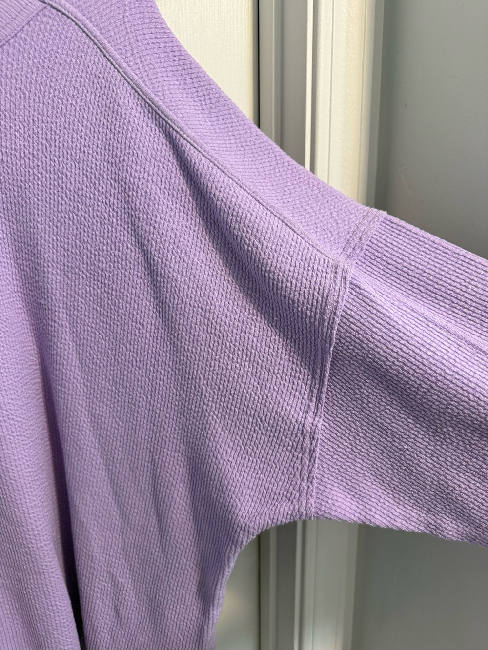 NWT Maurice’s Lilac Waffle Knit Oversized Pullover - Picture 4 of 7